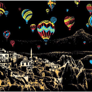 skretç rəsm "kapadokya"