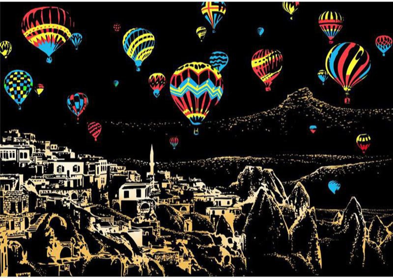 skretç rəsm "kapadokya"