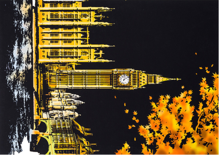 skretç rəsm "big ben"
