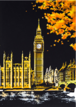 skretç rəsm "big ben"
