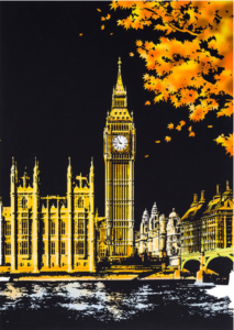 skretç rəsm "big ben"