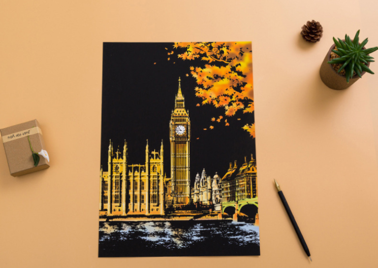 skretç rəsm "big ben"