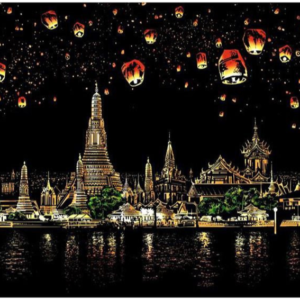 skretç rəsm "Çiang mai"