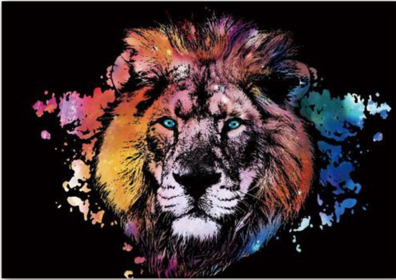 skretç rəsm "Şir"