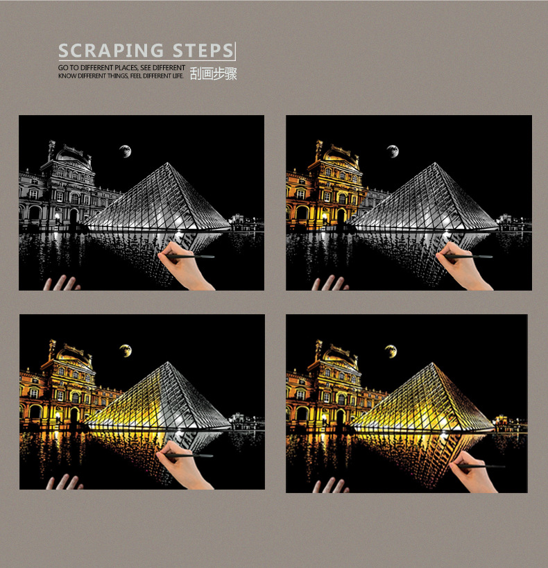 skretç rəsm "luvr"