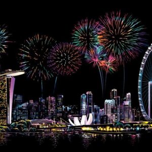 skretç rəsm "sinqapur"