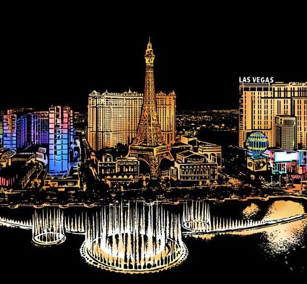 skretç rəsm "las vegas"