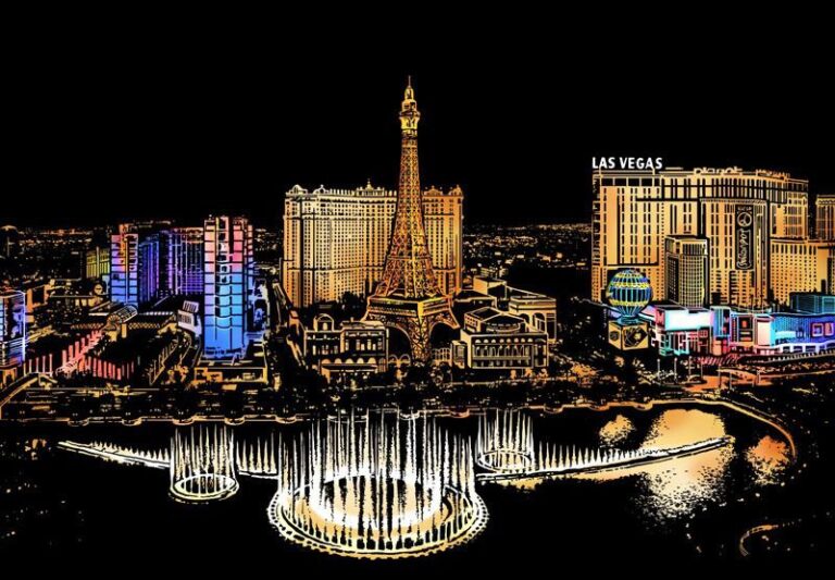skretç rəsm "las vegas"