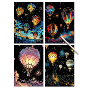 neon skretç rəsm "hava şarları"