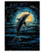 neon skretç rəsm "delfin"