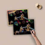 skretç rəsm seti klassik memarlıq abidələri, scratch art set