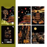 skretç rəsm dəsti sian çin şəhərləri, scratch art set xian