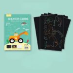 uşaqlar üçün skretç rəngləmə seti maşınlar, scratch art set for kids