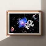 Kosmos-1 Skretç Rəsm – Astronavt və Qalaktika Mövzulu Antistress Yaradıcılıq Dəsti - Image 3