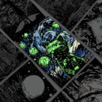 scratch art black cat, skretç rəsm qara pişik