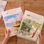 Akvarel Rəsm Dəsti – Avropa Küçələri və London Memarlığı Temalı 6 Vərəqli Su Boyama Albomu, Boya və Fırça ilə - Image 6